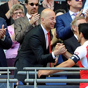 Arsenal's Gazidis and Arteta Share a Moment After Community Shield Match Against Chelsea