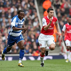 Arsenal's Robin van Persie Scores Twice in 2:0 Victory over Reading in the Barclays Premier League at Emirates Stadium (April 19, 2008)