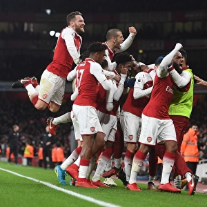 Arsenal's Star Players: Ozil, Lacazette, Mustafi, Bellerin, Wilshere, Iwobi Celebrate Goals Against Liverpool (2017-18)