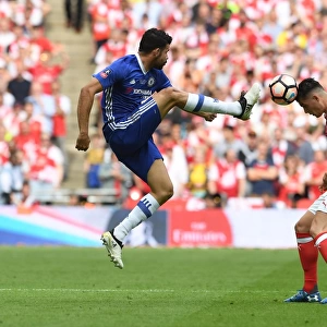 Granit Xhaka (Arsenal) Diego Costa (Chelsea)