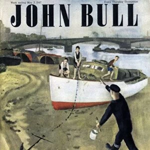 John Bull 1947 1940s UK nautical fishing boats magazines