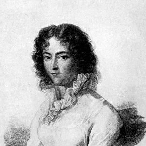 Constanza Mozart, 1783. Born Constanza Weber, she married Wolfgang Amadeaus Mozart in 1783