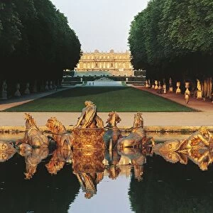 France, Ile-de-France Region, Yvelines Department, Versailles, Versailles Palace, Bassin d Apollon