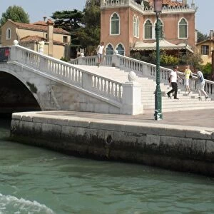 Italy, Venice, View of canal
