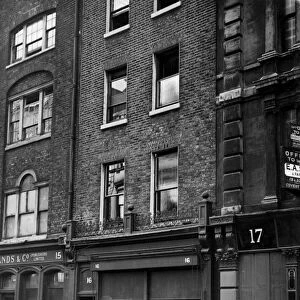 Communist Headquarters in Britain. 16 King Street, London