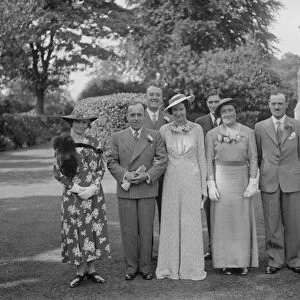 Fowden and Paige wedding. The parent group. 4 September 1937