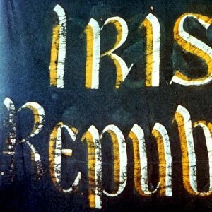 Irish Republic - Irish Easter Rising 1916 - one of the banners rputup on the GPO