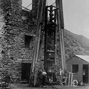Tywarnhayle Mine, St Agnes, Cornwall. Around 1907