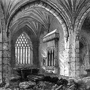 Abbey of Holy Cross, c. 1841 (engraving)