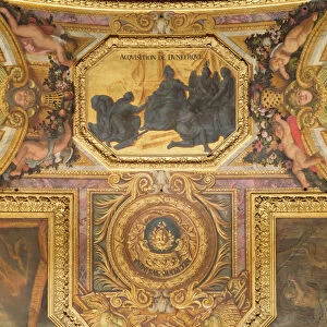 The Acquisition of Dunkirk in 1662, ceiling painting from the Galerie des Glaces