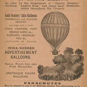 Balloons for Advertising (engraving)