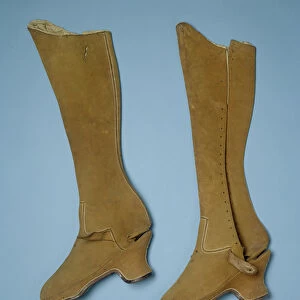 Boots believed to have belonged to Queen Elizabeth I, 16th century (leather)
