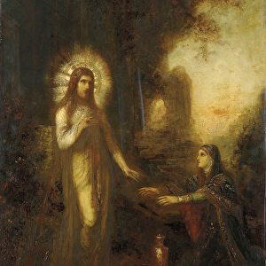 Christ and Mary Magdalene (Noli Me Tangere), c. 1889 (oil on panel)