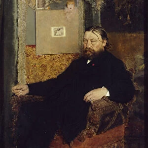 The composer Peter Benoit, 1883 (oil on canvas)
