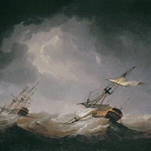 Dismasted (oil on canvas)