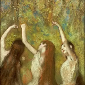 Green Dancers, 1878 (pastel on paper)