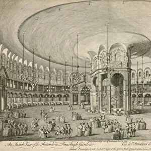An inside view of the Rotunda in Ranelagh Gardens, London (engraving)