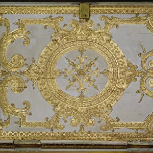 Interior of a Chapel, The Organ (door buffet) in the style of Louis XIV (gold, stucco