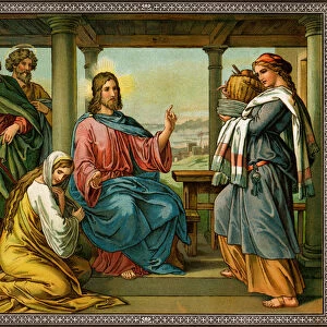 Jesus in the house of Martha and Mary - Bible, New Testament