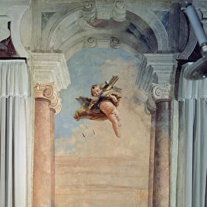 Landscape with Cupid, from the Foresteria (Guesthouse) 1757 (fresco)