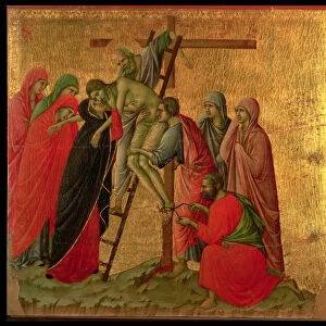 Maesta: Descent from the Cross, 1308-11