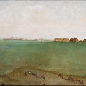 Mold Tonder and Tonder villages in Schleswig-Holstein, 1657 (oil on canvas)