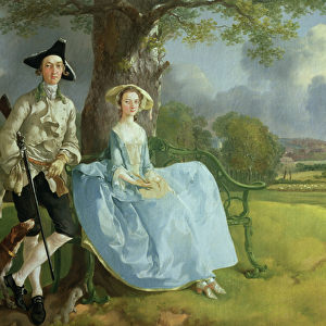 Mr and Mrs Andrews, c. 1748-9 (oil on canvas) (detail of 467)