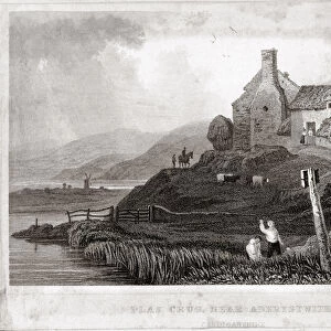 Plas Crug, near Aberystwyth, Cardiganshire (etching)
