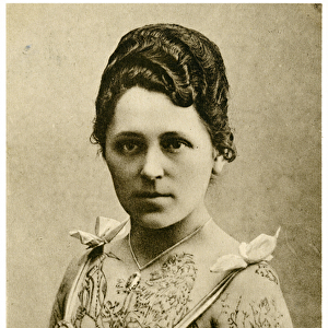 Portrait of Margit, The Tattooed Woman, c. 1910 (b / w photo)