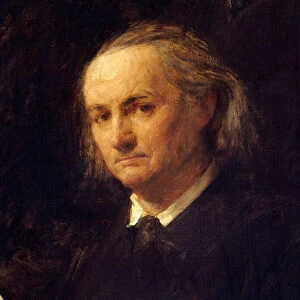 Portrait of the poet Charles Baudelaire (1821-1867) Detail of the painting "