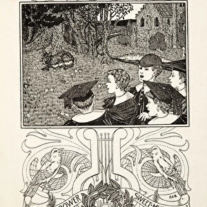 The Power of Music, from A Hundred Anecdotes of Animals, pub. 1924 (engraving)