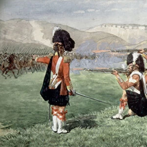 The Thin Red Line, 1854 (w / c on paper)