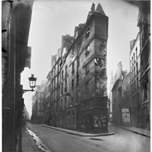 Rue de Seine and Rue de l Echaude, Paris, c. 1900 (b / w photo)