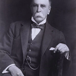 Sir William Osler, portrait (b / w photo)