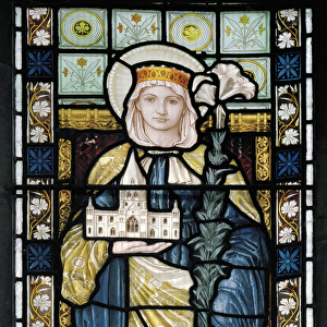 St Frideswide, c. 1872 (stained glass)