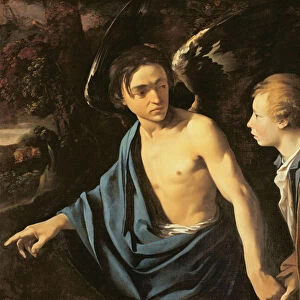 Tobias and the Angel (oil on canvas)