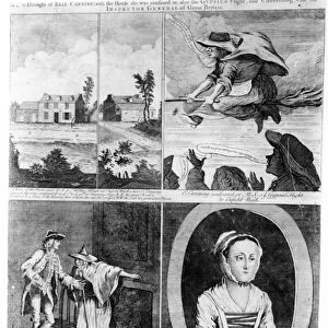 A True Draught of Eliz Canning, a satirical print on the story of Elizabeth Canning