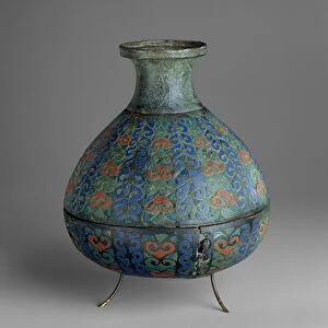 Vase, 250-300 AD (champleve enamel and copper alloy)