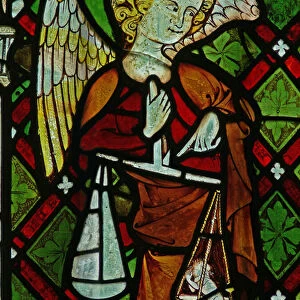 Window Ew depicting St Michael (stained glass)