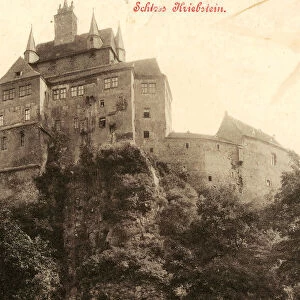 Burg Kriebstein 1899 Landkreis Mittelsachsen