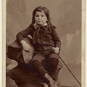 Portrait young child Henry Frey American active Scranton