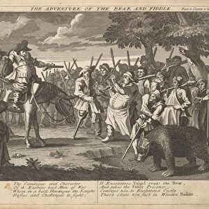 The Adventure of the Bear and the Fiddle (Plate 3: Illustrations to Samuel Butler s