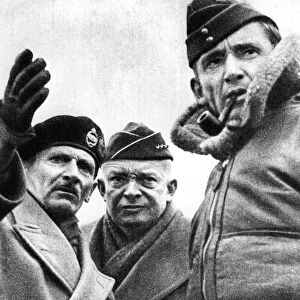 Allied commanders in France, 1944