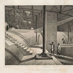 Part of the Arch and a metal roof (From: The Construction of the Saint Isaacs Cathedral), 1845. Artist: Montferrand, Auguste, de (1786-1858)