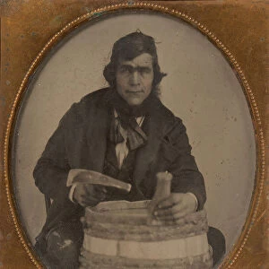 Barrel Maker, 1850s-60s. Creator: Unknown