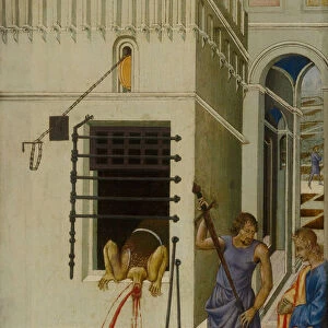 The Beheading of Saint John the Baptist, 1455-1460. Artist: Giovanni di Paolo (ca 1403-1482)