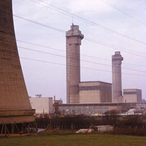 Calder Hall Nuclear Power Station, Cumberland, UK, 20th century. Artist: CM Dixon