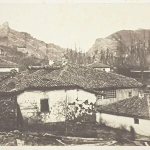Cottages at Balaklava, 1855. Creator: Roger Fenton
