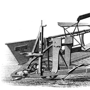 Cyrus McCormicks reaping machine, 1862