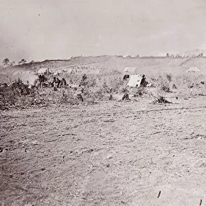 Distant View of Fort Brady, ca. 1865. Creator: William Frank Browne
